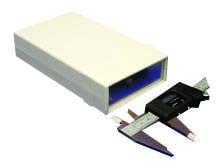 1598BGY - Plastic Enclosure, Flame Retardant, Aluminum End Panels, Instrument, ABS, 134 mm, 135 mm, 50 mm (Pack of 2) (1598BGY)