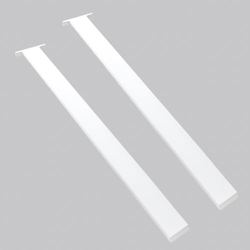 Hidden Island Countertop Support Bracket 2 Pack White 38 Inch Heavy Duty Granite Countertop Bracket Iron Island Support Brackets for Granite Quartz Wood by Hardow - Used condition - US$53.85
