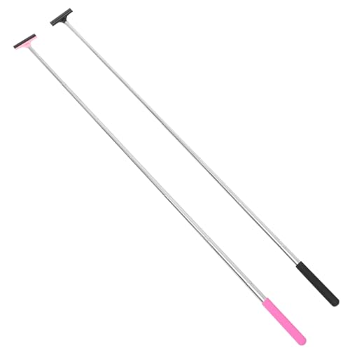 PRETYZOOM 2Piezas Limpiaparabrisas De Espejo Lateral Herramienta De Limpieza Retráctil Para Eficaz Para Remover Agua y Suciedad Para Automóviles