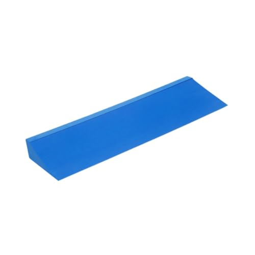 YIJU Yoga Wedge Block Slant Board Equipment Foot Stretcher Lightweight Squat Wedge Block Yoga Brick for Pilates Muscle Building, Blue