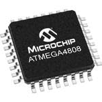 Microchip Technology, ATMEGA4808-AFR, MCU - 8-bit AVR RISC - 48KB Flash - 2.5V/3.3V/5V - 32-Pin TQFP - Tape&Reel (250 Item/s)
