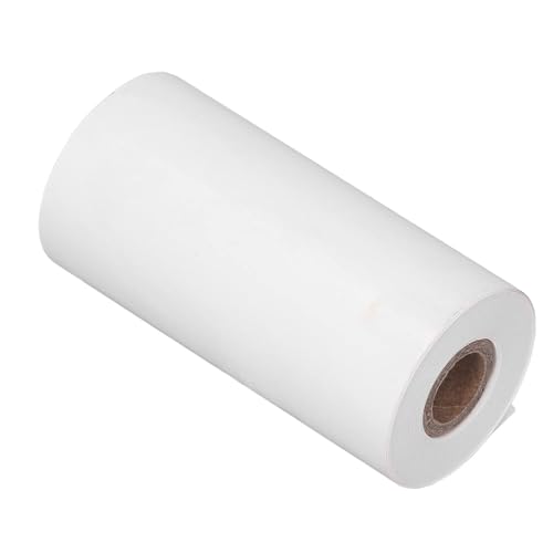 Atyhao Papel térmico para recibos de 80 x 40 mm, rollo de 11 m, 137 hojas, biodegradable, acabado