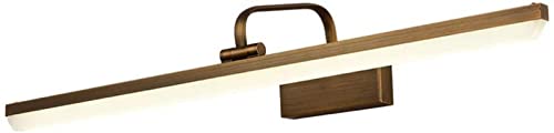 Applique salle de bain anti-buée étanche lumière blanc chaud