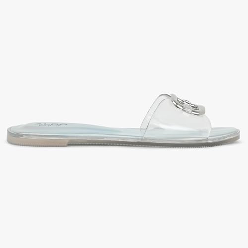 Image of Aldo Jellyicious Women's Transparent Flat Sandals
