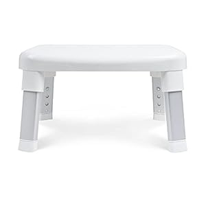 WEINBERGER Design Dusch- und Badewannentritt für Senioren und Kinder, rutschfeste Füße, höhenverstellbar, extra stabil…