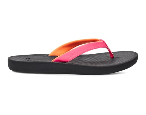 Image of Sanuk Womens Cosmic Shores | Water Resistant Flip Flops for Women | EVA Footbed With Arch Support | Women's Beach Sandals
