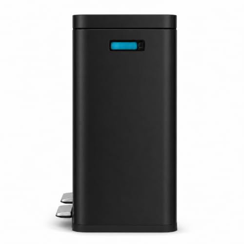 Image of Home Zone Living 16 Gallon Kitchen Trash Can with Dual Compartments