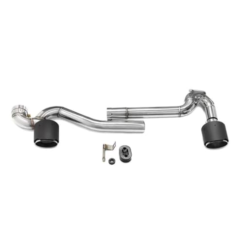 Tuyau d'échappement double en carbone et acier inoxydable pour BMW Série 3