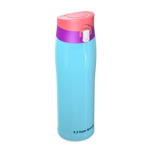 Super Sparrow Botella Agua Acero Inoxidable 18/10 - Botella Termica Ultraligero - 750ml - Termo Sin BPA, Botella Agua Niños, para Deporte, Viaje, Escuela, Exterior, Oficina, Hogar