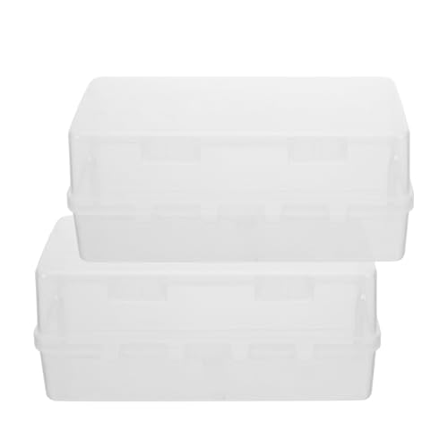 IWOWHERO Caja para Exteriores Blanca 2 Piezas, Estanca Cerradura para Regletas de Enchufes y Conexiones Eléctricas, Protección contra Lluvia y Polvo para Carga Segura de Vehículos