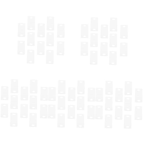 Cabilock 60pcs Horizontal Blind Repair Slats Self-Adhesive Tabs for Window Blinds Easy to Install Curtain Parts to Restore Functionality and Appearance