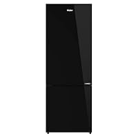 Haier 256 L 3 Star Inverter Frost-Free Double Door Refrigerator (HRB-2764PBG-E, Black Glass)
