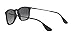 Ray-Ban RB4187 Chris Square Sunglasses, Rubber Black/Light Grey Gradient Dark Grey, 54 mm
