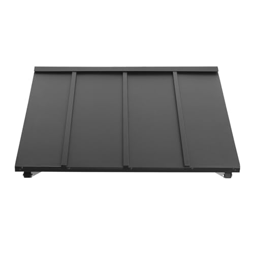 Awntech 3' Houstonian (44"-24"-24") Standing Seam Metal Fixed Awning, Black