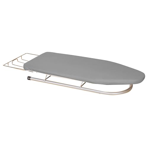 Table Top Ironing Board with Iron Rest, Compact and Space Saving Ironing Board, Stable Structure, Easy to Fold(Silver)