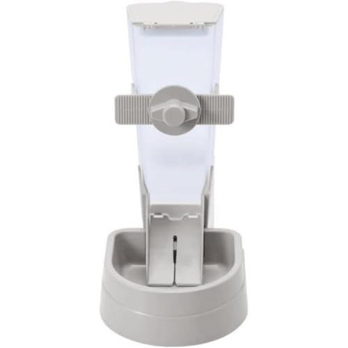 猫用自動給餌器、犬用セルフサービス給機、卸売猫用ボウル、フードボウル、転倒防止、吊り下げ式ペッ用品用自器犬猫用餌器吊り下げ式ペト用品便利な給容器衛生的なペッ用品Dearolling (12*12*24cm,グレー)