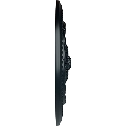 Image of Ekena Millwork CM15CHNSF 15 3 /4 inchOD X 1 7 /8 inchP Chester Ceiling Medallion Fits Canopies Up to 2 1 /4 inch, Night Shade