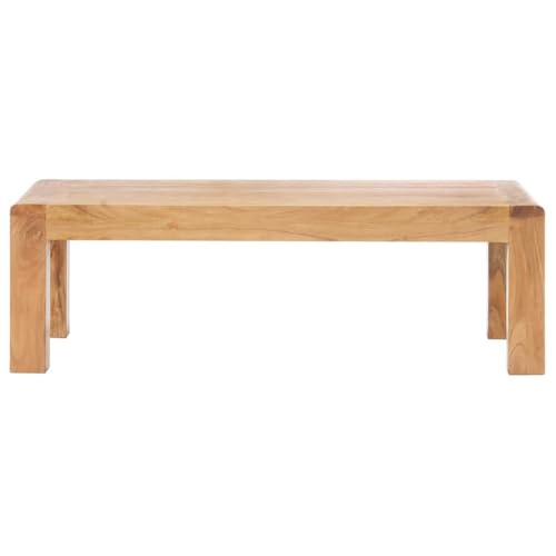 Table basse acacia massif au design unique et finitions artisanales