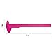 BRAWNA 1 Pc Brow Pro Measuring Tool - Double Scale Eyebrow Ruler for Microblading - Eyebrow Mapping - Caliper Vernier - PMU Supplies - Eyebrow Calipers Ruler Plastic- Pink