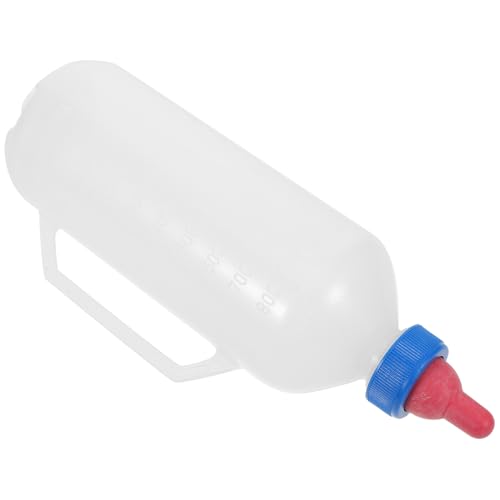 iplusmile Botella de Alimentación para Corderos Gran Capacidad Tetina Simuladora para Cabritos y Ovejas Resistente y Fácil de Limpiar para Uso Granjas Exteriores