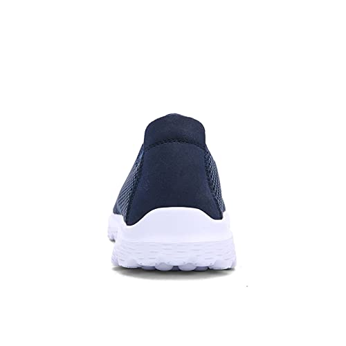 Eliogn Men's Women's Comfortable Breathable Walking Shoes Casual Knit Mesh Loafer Slip-on Sneakers Fashionable Lightweight Running Shoes for Unisex4