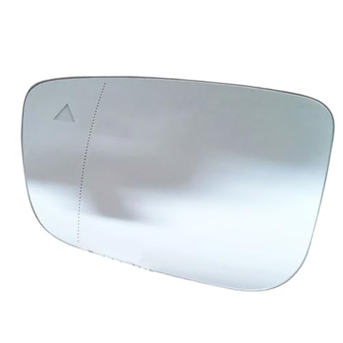 Verre de rétroviseur chauffant avec avertisseur angle mort