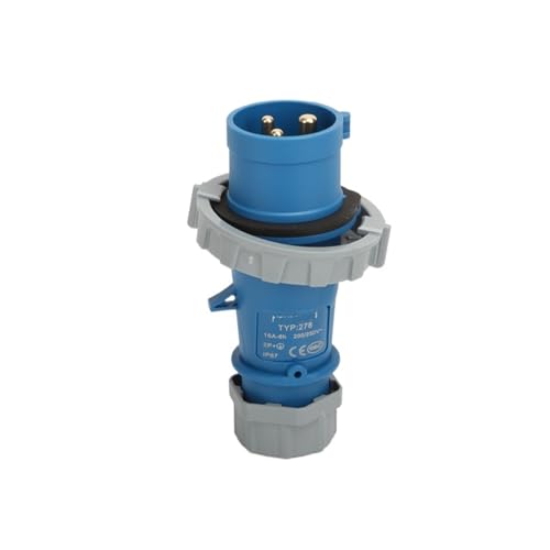Prise industrielle TYP278 16A 3 conducteurs IP67 fiche mâle étanche raccordement atelier