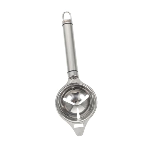 ULTECHNOVO Stainless Steel Egg Separator Divider Yolk Filter Sieve for Cooking Baking Easy to Clean Kitchen Tool for Home Chefs Bakers