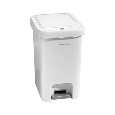 MOPALL Bathroom Trash Can with Lid (1.9 Gallon) Cover