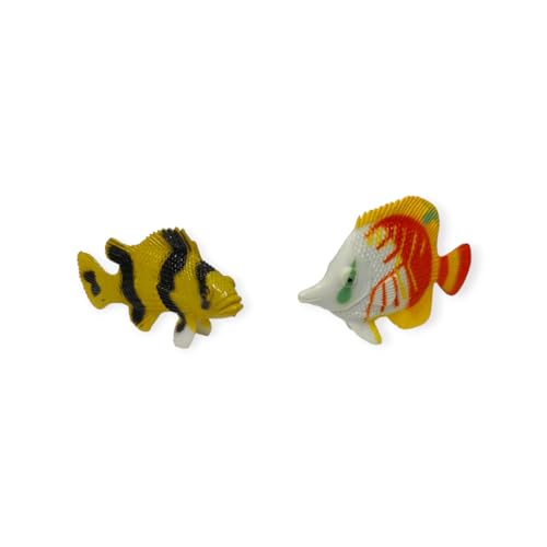 Image of Small Kids Sea & Wild Animal Toys Sets for Fun, Educational, Spark Imagination and Learning (Multi Choice Sets) (COLOURFULL Fishes) 12pcs