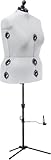 Dritz Twin-Fit Adjustable Dress Form - Full-Figure Sizes US 20-24 - Female Clothing Mannequin for...