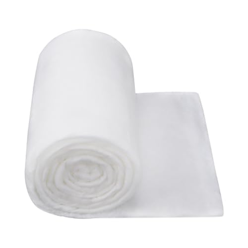 Dlouzisax Quilt Batting by The Roll 48 Inch Polyester Quilt Batting, Soft Batting for Quilts Fiberfill Stuffing Fabric for Cushion Interior Decoration Crafts