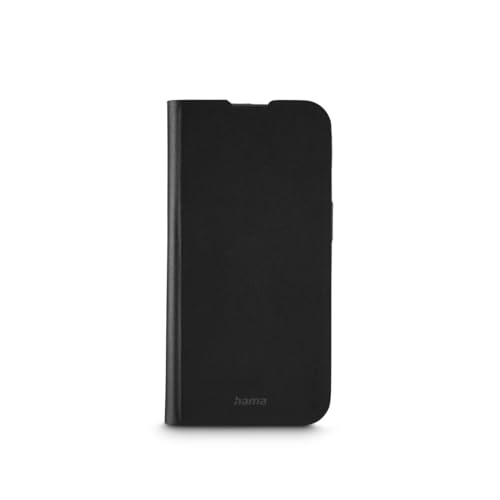 Étui iPhone 16 Pro Max Hama avec rangement carte housse de protection à rabat noir