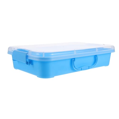 VICASKY Interactive Plastic Boys and Girls Tray Box Lid Encourage Creativity Motor Skills Storage for Toys at Home or Preschool