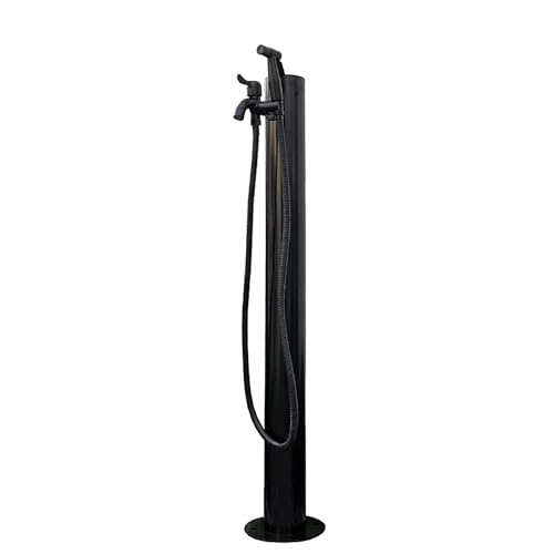 Columna de agua de jardín con pistola pulverizadora, dispensador vertical de acero inoxidable para riego y lavado