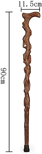 Laska do chodzenia Laska dla osób starszych Laska do chodzenia z litego drewna Drobne rzeźbienie Domniemany pomyślny Akcesoria dla osób starszych Długość 90 cm 4 style Łatwe do przycięcia innovate
