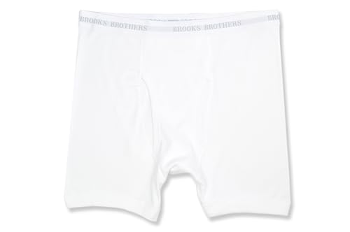 Brooks Brothers Men's Regular Fit Combed Cotton Stretch Boxer Briefs Underwear 3 Pack,2