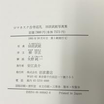 Amazon.co.jp: ロマネスク古寺巡礼 田沼武能写真集 岩波書店 田沼 武能 