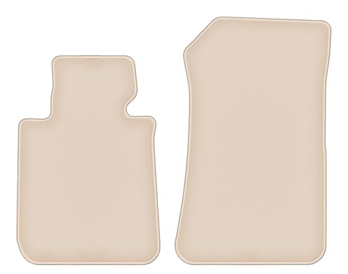Tapis auto en velours beige haute qualité pour BMW Série 1 F21
