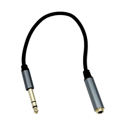 Cable de extensión de audio 6.35mm macho a hembra, pack 2 miniatura 4