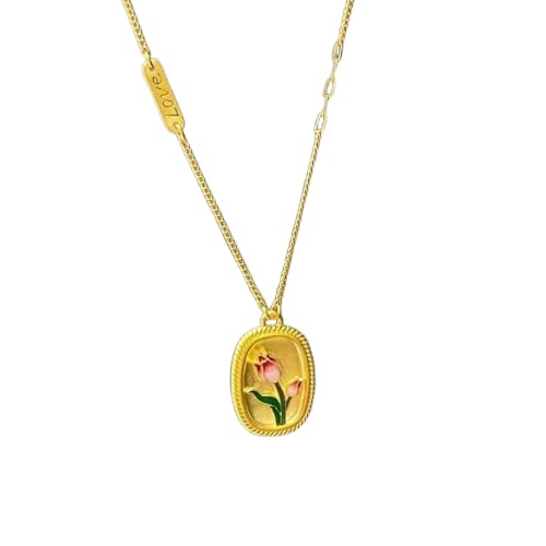 Bijou Floral Tendance : Le Collier Tulipe Idéal pour Vos Tenues d'Été