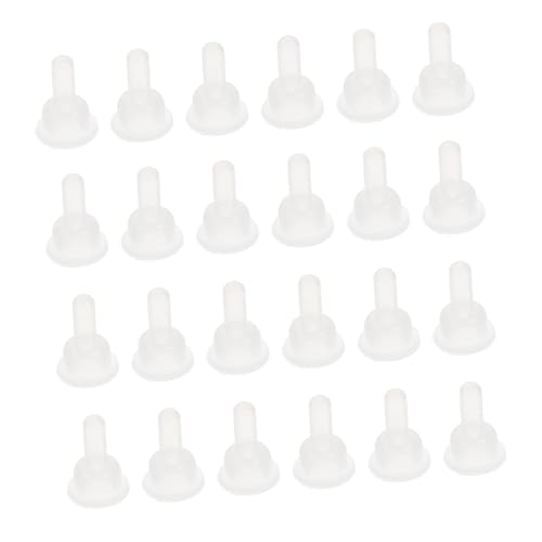 Sosoport Pet Bottle Pacifier Set 40pcs Silicone Nipples Kitten Puppy Nipples Rabbit Pacifiers Cat Nipples for Feeding