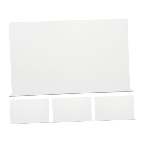 OUNONA 4pcs Anti-Splash Baffle Shower Barrier Water Stopper Non-Slip Bath Barrier Sink Splash Guard Splatter Tub Corner Splash Guard Tip Tub Splash Guard Covering Bathtub Transparent