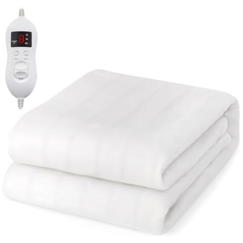 Multigot Electric Heated Mattress Pad with Controls Cover