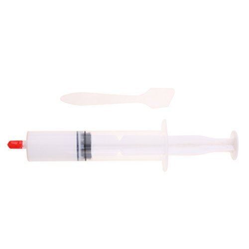 Preisvergleich Produktbild Sharplace Wärmeleitfähigkeit Wärmeleitpaste Silikon Wärmeleitpaste mit Löffel, Kühlkörper Kühlpaste Fett für PC CPU Prozessor Laptop - Weiß - GC6010-XZ