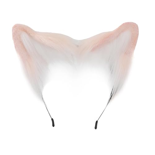Oilmal Faixa de cabeça de personagem de Halloween arco de cabelo de orelha de gato de pelúcia acessó