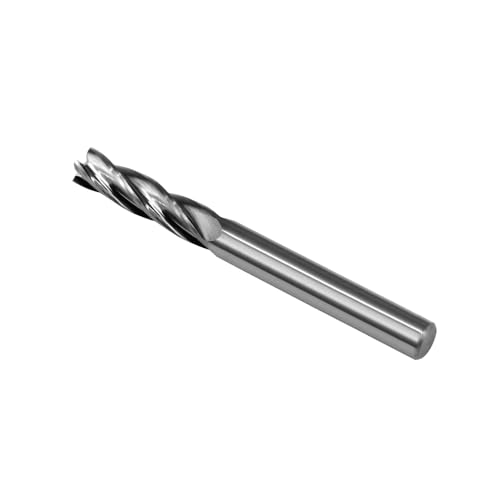 Image of Square End Mill JESTUOUS Carbide 4 Spiral Flute Drill Bits 1 /4 inch Shank Dia.1 Cut Length for Milling Metal,1 Piece