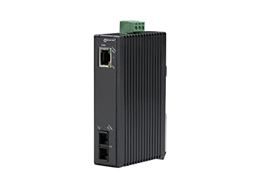 Black Box Corporation Hardened Mini Industrial MEDIACONVERTER (1) 10-/100-MBPS Copper T