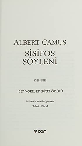 Sisifos Söyleni (Turkish Edition) [Turkish] 9750726235 Book Cover