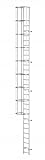 DRABEST - Escalera de escape de aluminio SM de hasta 6-8 m modular, ligera y resistente a la intemperie, cumple con PN-EN ISO 14122-4 y DIN 18799-1, montaje en interiores y exteriores